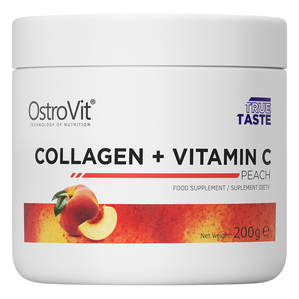 

Для суставов и связок OstroVit Collagen + Vitamin C, 200 грамм Персик (108840)