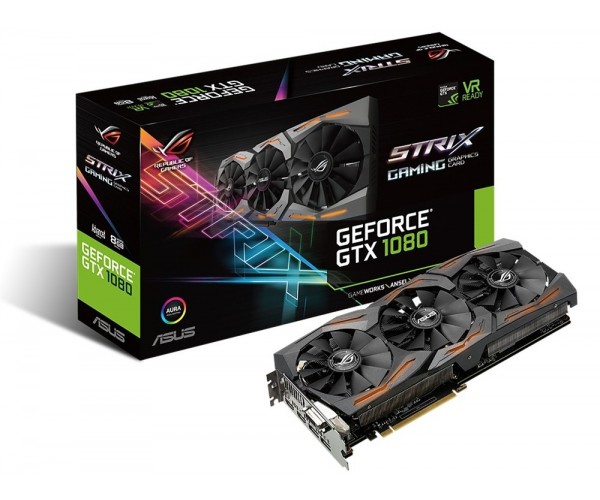 

Видеокарта ASUS ROG STRIX-GTX1080-A8G-GAMING