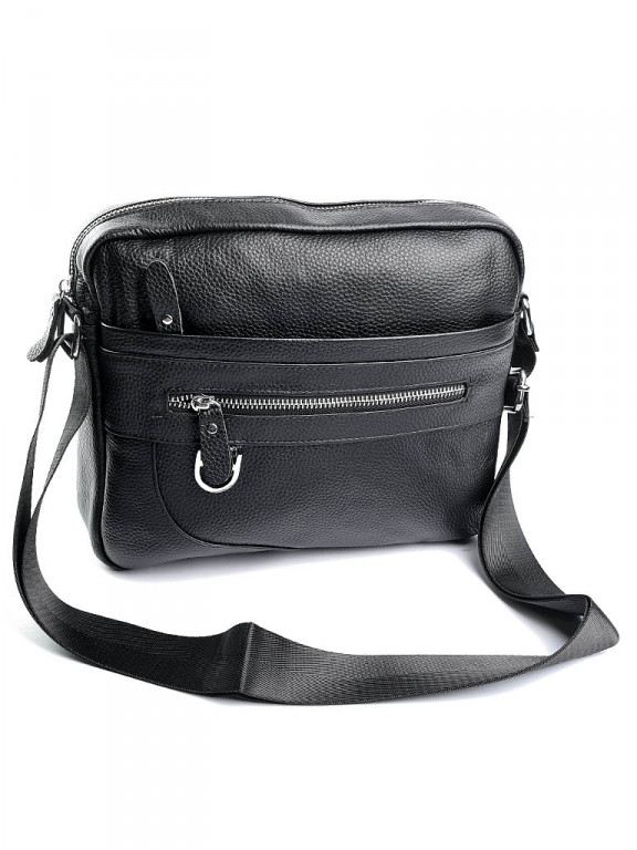 

Сумка мужская кожаная 1185-1 черная