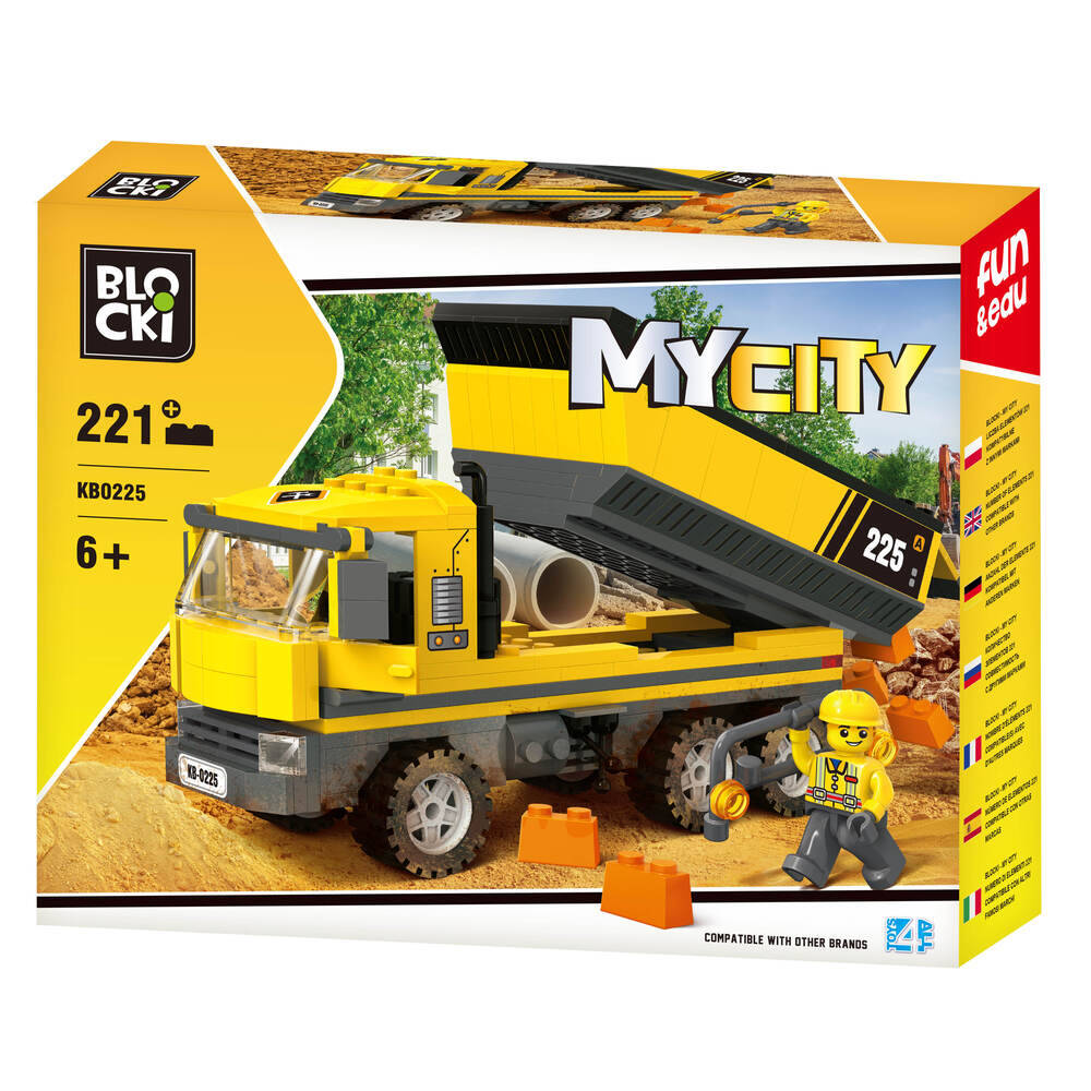 

Конструктор Blocki MyCity Самосвал 221 эл. (KB0225)
