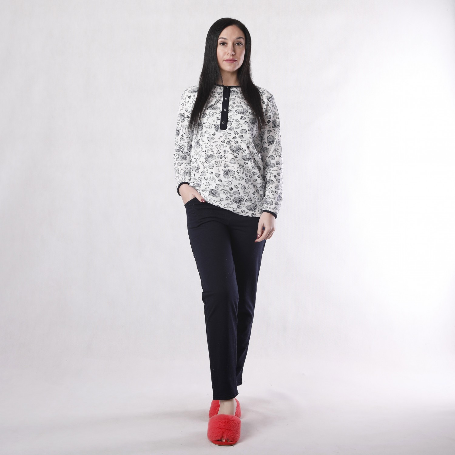 

Пижама женская GO-IN TN-1878 - синий, Пижама женская GO-IN TN-1878 56-58 синий