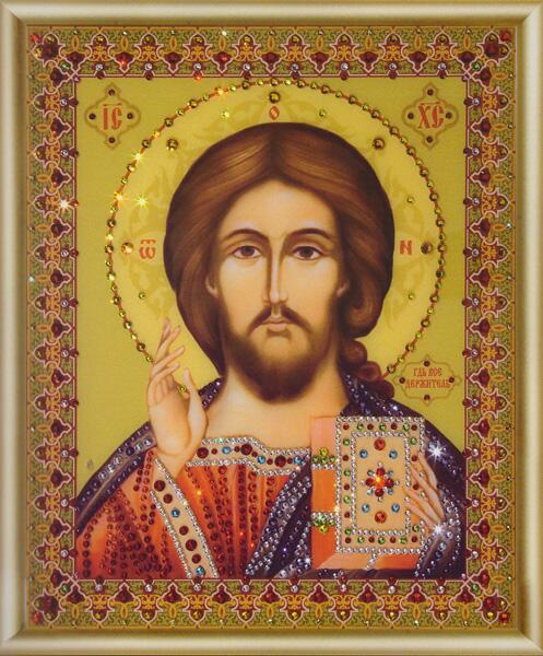 

Crystal Art Икона Господь вседержитель (КС-047)