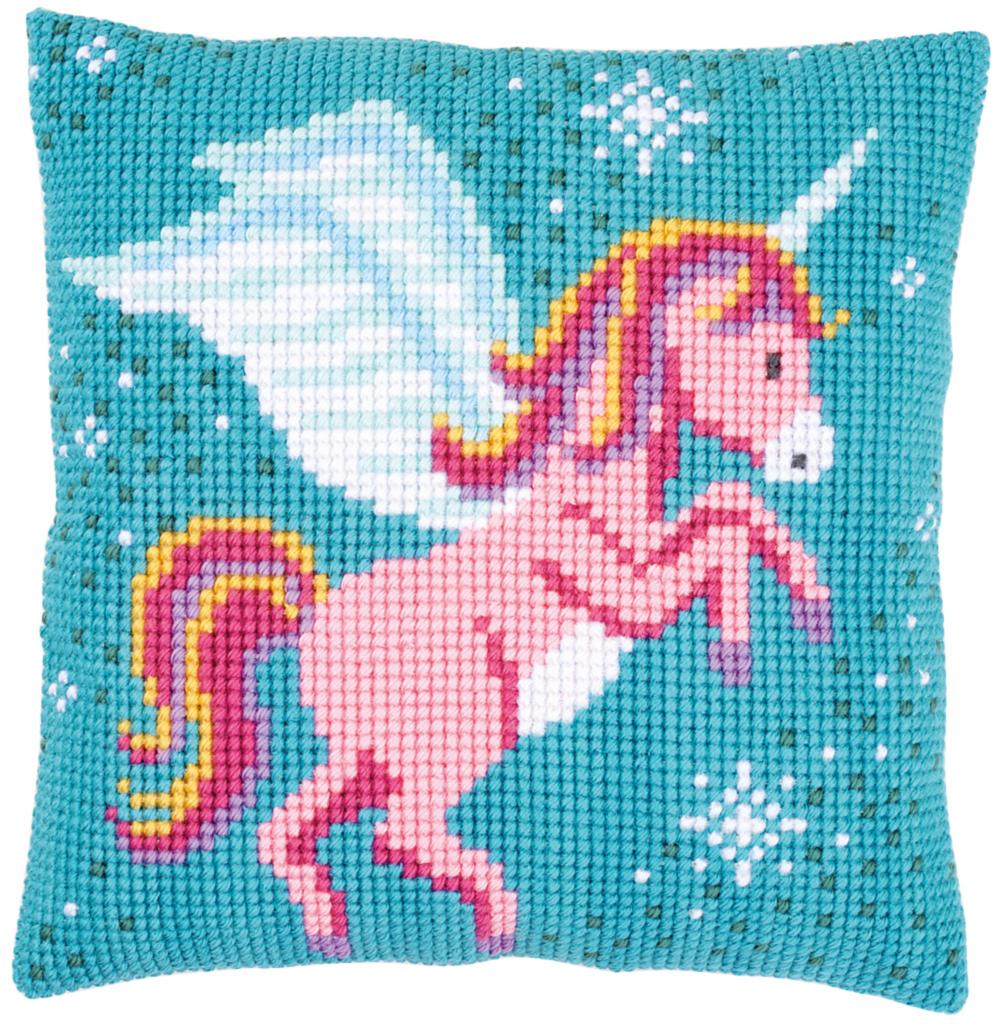 

Набор для вышивания крестом (подушка) Vervaco Unicorn Единорог PN-0166237