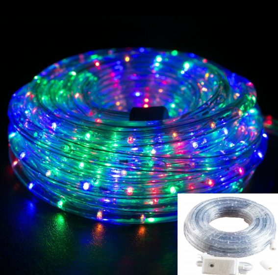 

Светодиодная гирлянда шланг Xmas Rope Light размер 10 метров Мульти цвет (3869)