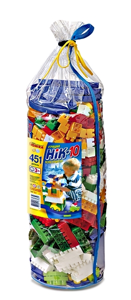 

Конструктор «НИК-10» 451 деталь(0972)