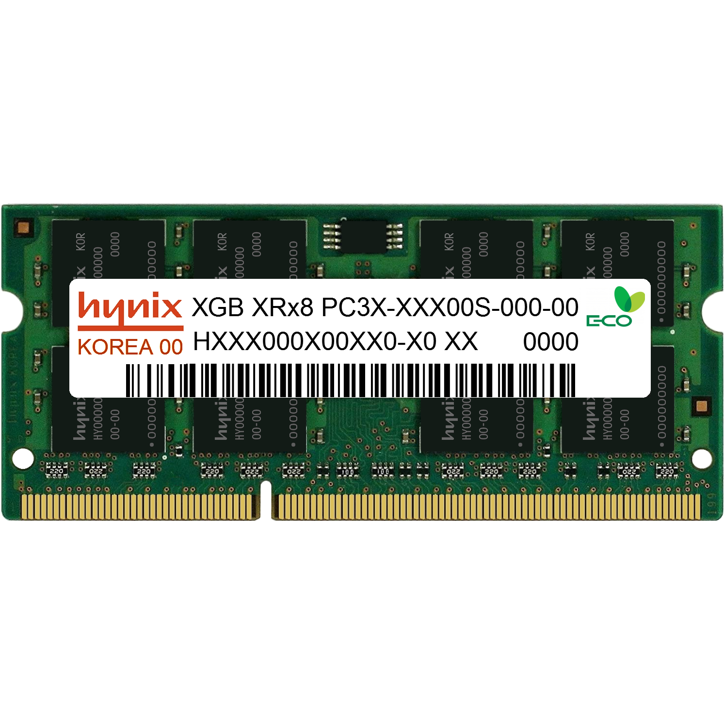 

Модуль памяти для ноутбука SoDIMM DDR3L 4GB 1600 MHz Hynix (HMT351S6EFR8A-PB)