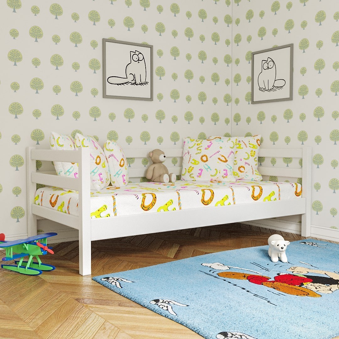 

Детская кровать MEBLIUS Соня 80 см x 200 см Белая