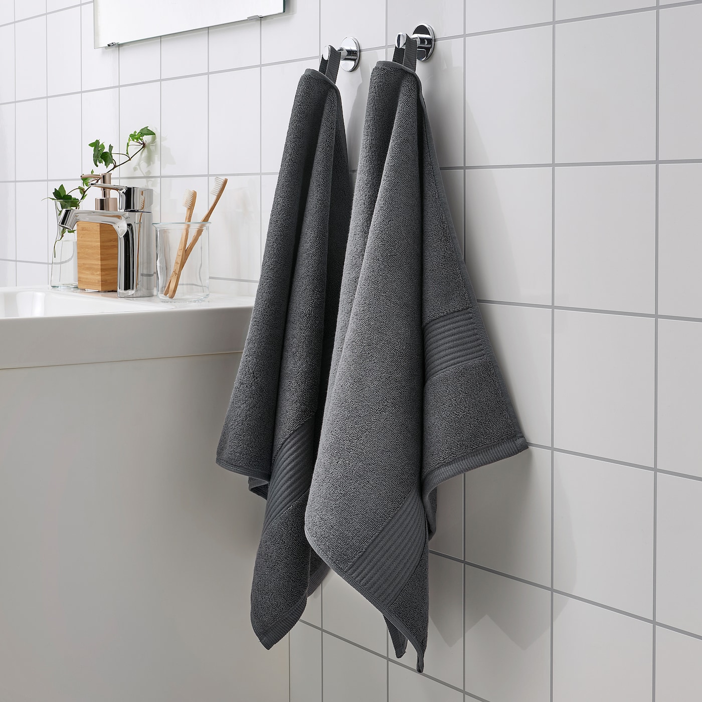 

Рушник для рук , темно-сірий FREDRIKSJÖN IKEA 904.967.13