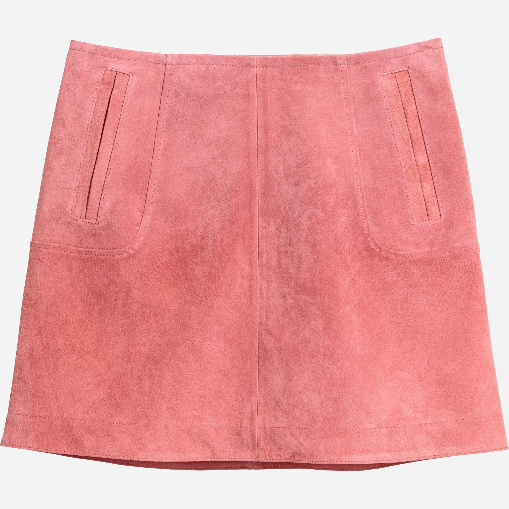 

Юбка кожаная H&M XAZ127389KUKQ 44 Розовая