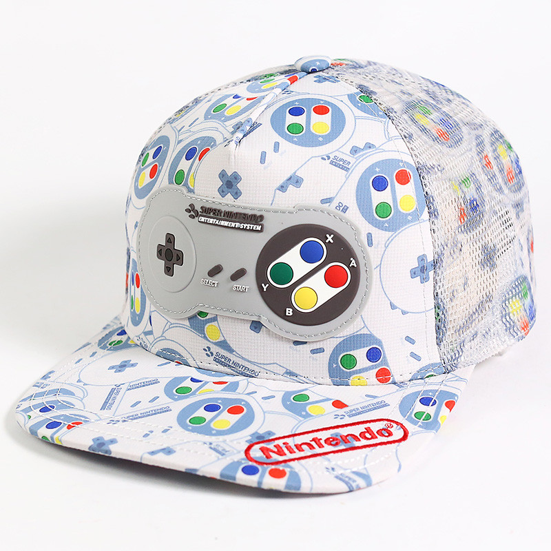 

Кепка бейсболка Нинтендо Nintendo серый 11.19