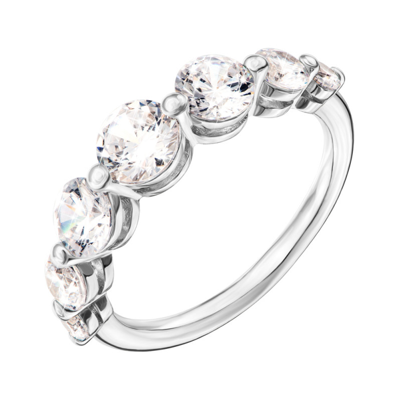 

Серебряное кольцо с фианитами 000134289 16 размера