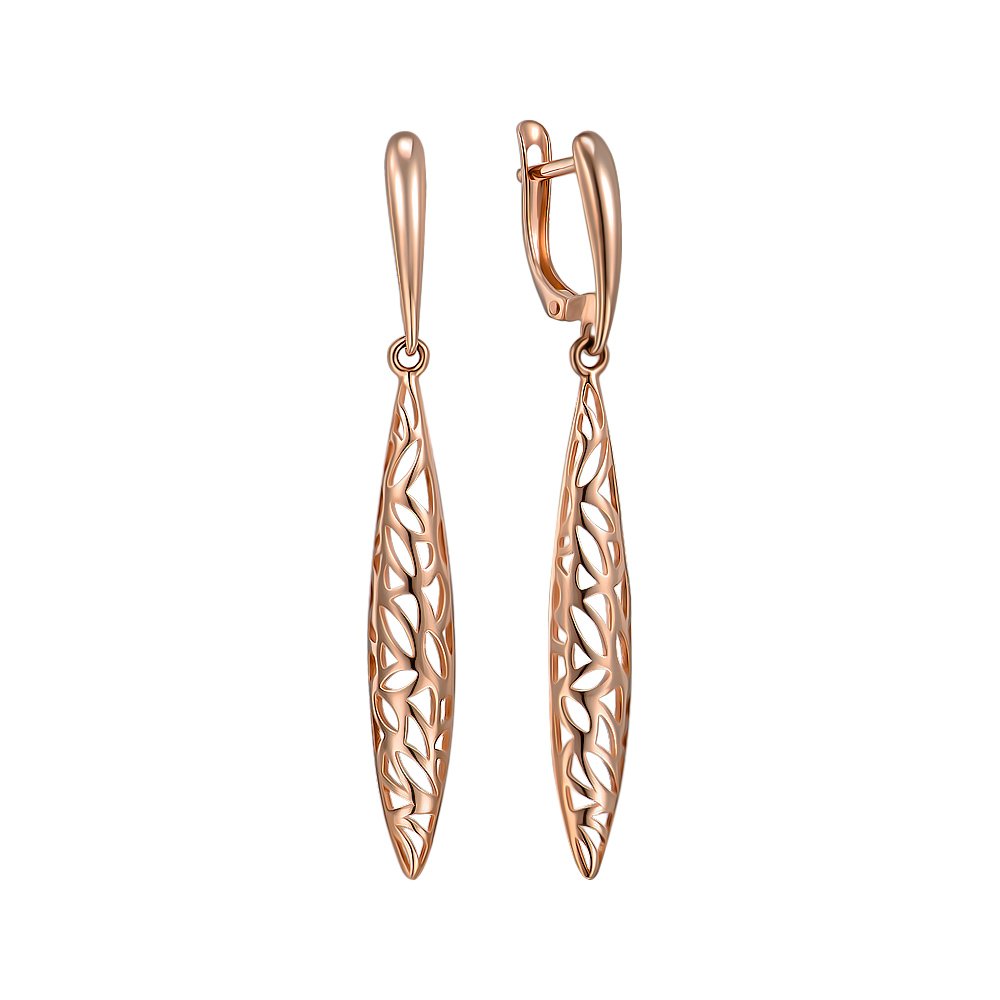 

Серьги-подвески из красного золота 000150484