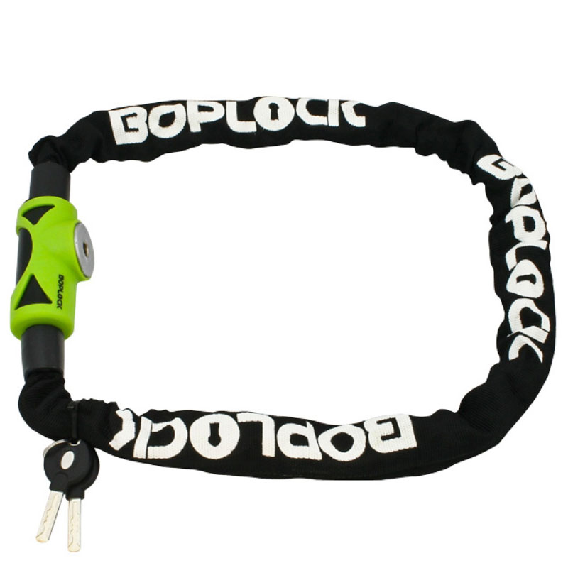 

Велозамок BOPLOCK TY756 CHAIN LOCK 8X1300 мм black/green