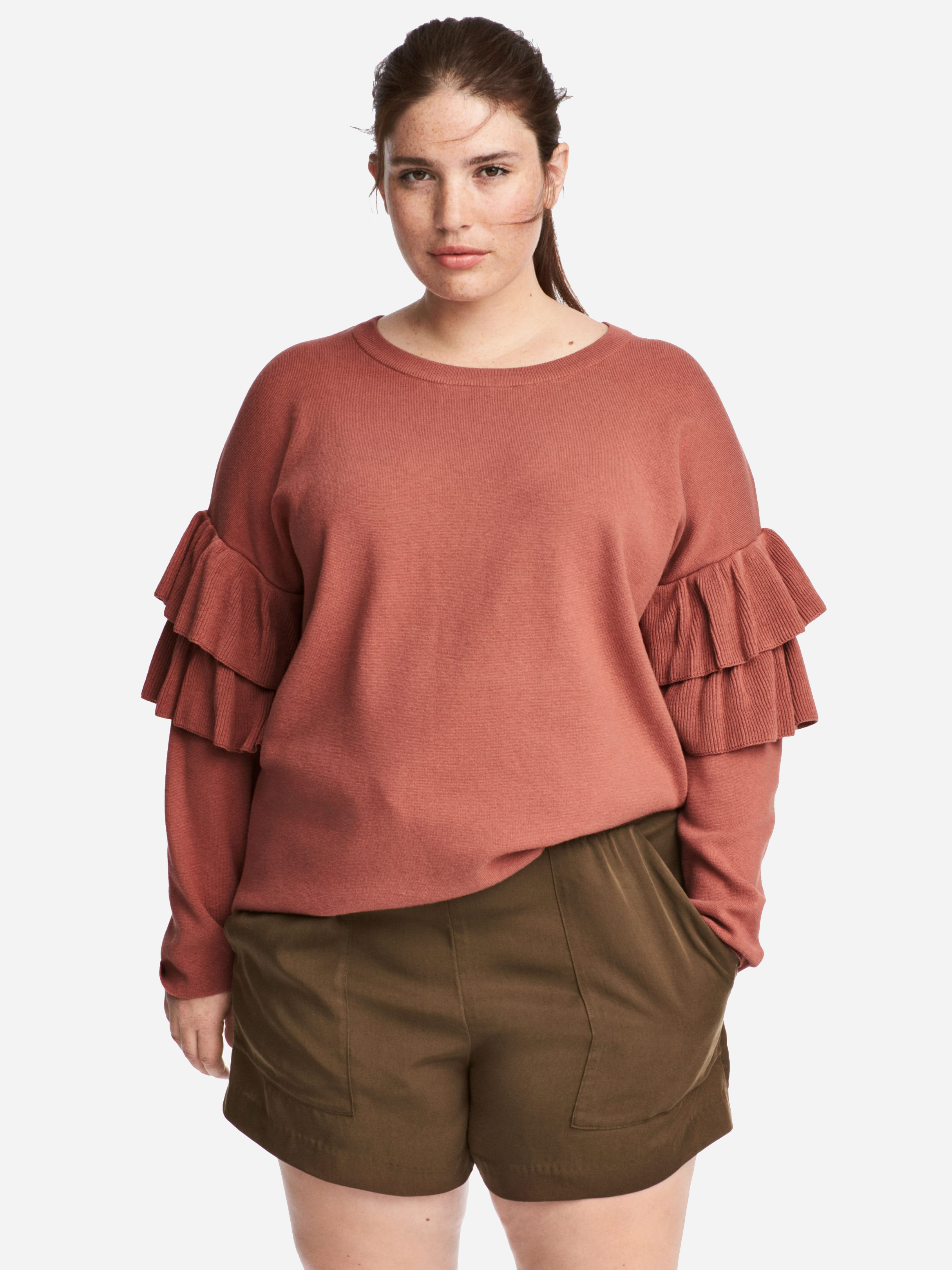 

Джемпер H&M XAZ086339NVQE  Кирпичный, Джемпер H&M XAZ086339NVQE 4XL Кирпичный