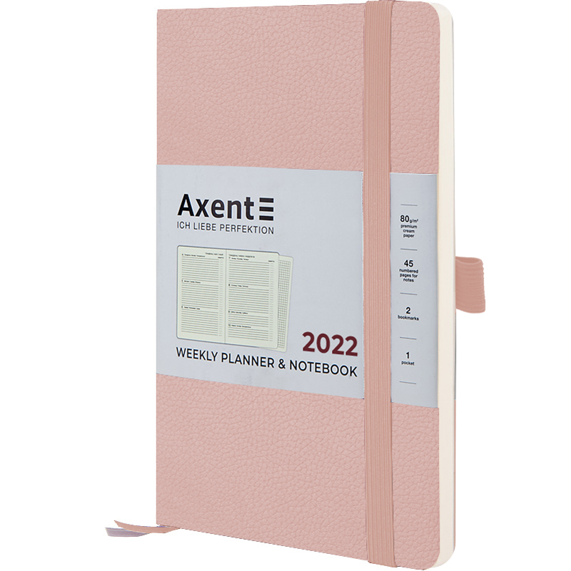 

Еженедельник Axent Partner Soft Skin А5-96 листов пудровый (8509-22-24-A)