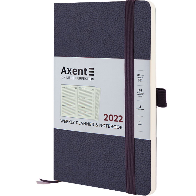 

Еженедельник Axent Partner Soft Skin А5-96 листов синий (8509-22-02-A)