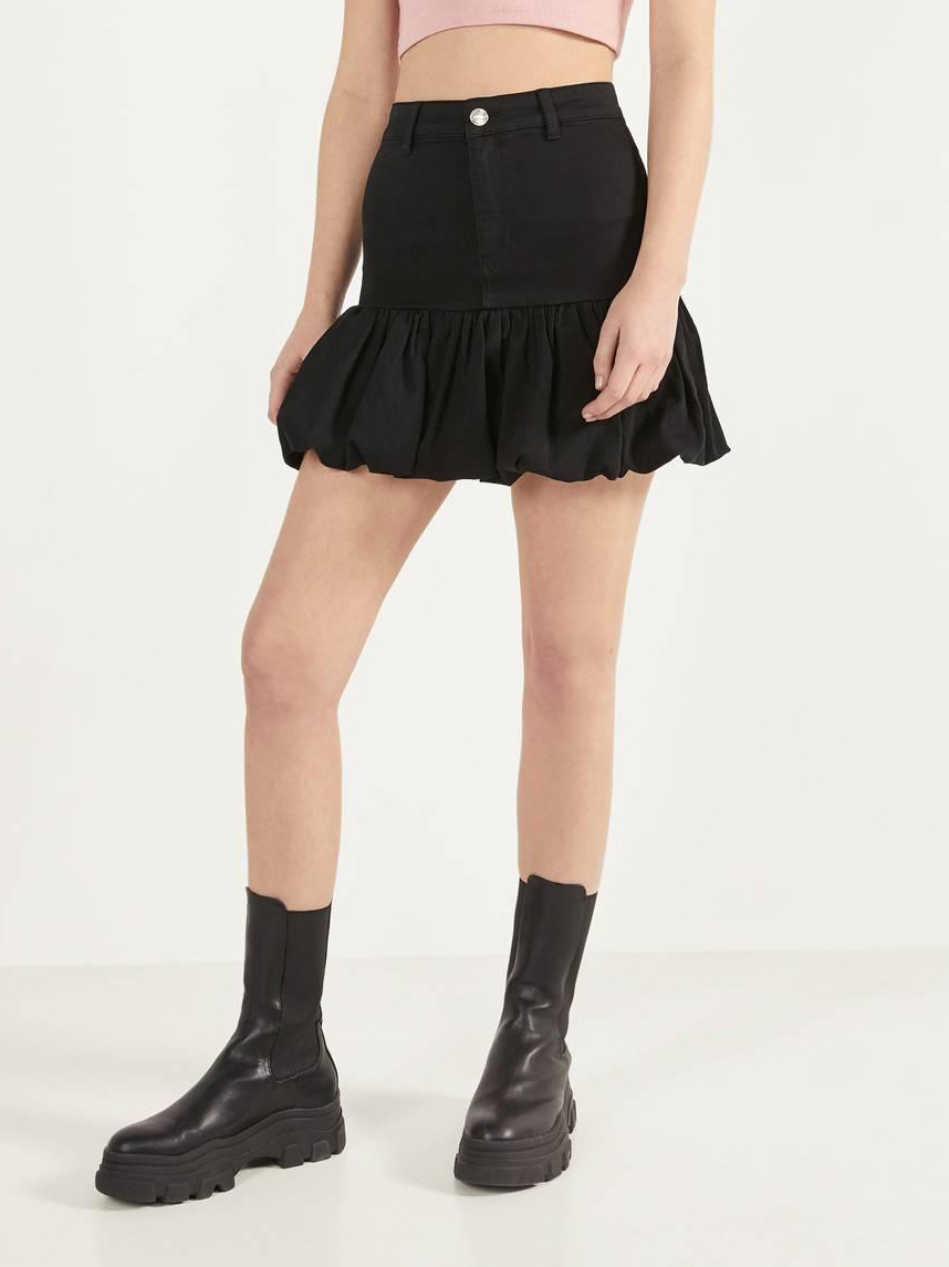 

Юбка Bershka XAZ262144ITLL  Черная, Юбка Bershka XAZ262144ITLL 40 Черная