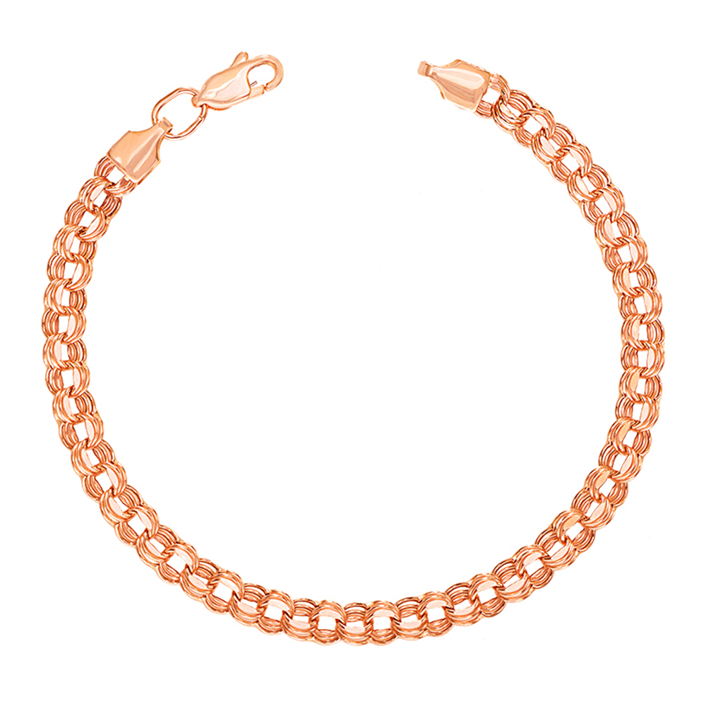 

Браслет из красного золота, 3,2мм 000103614 21 размера