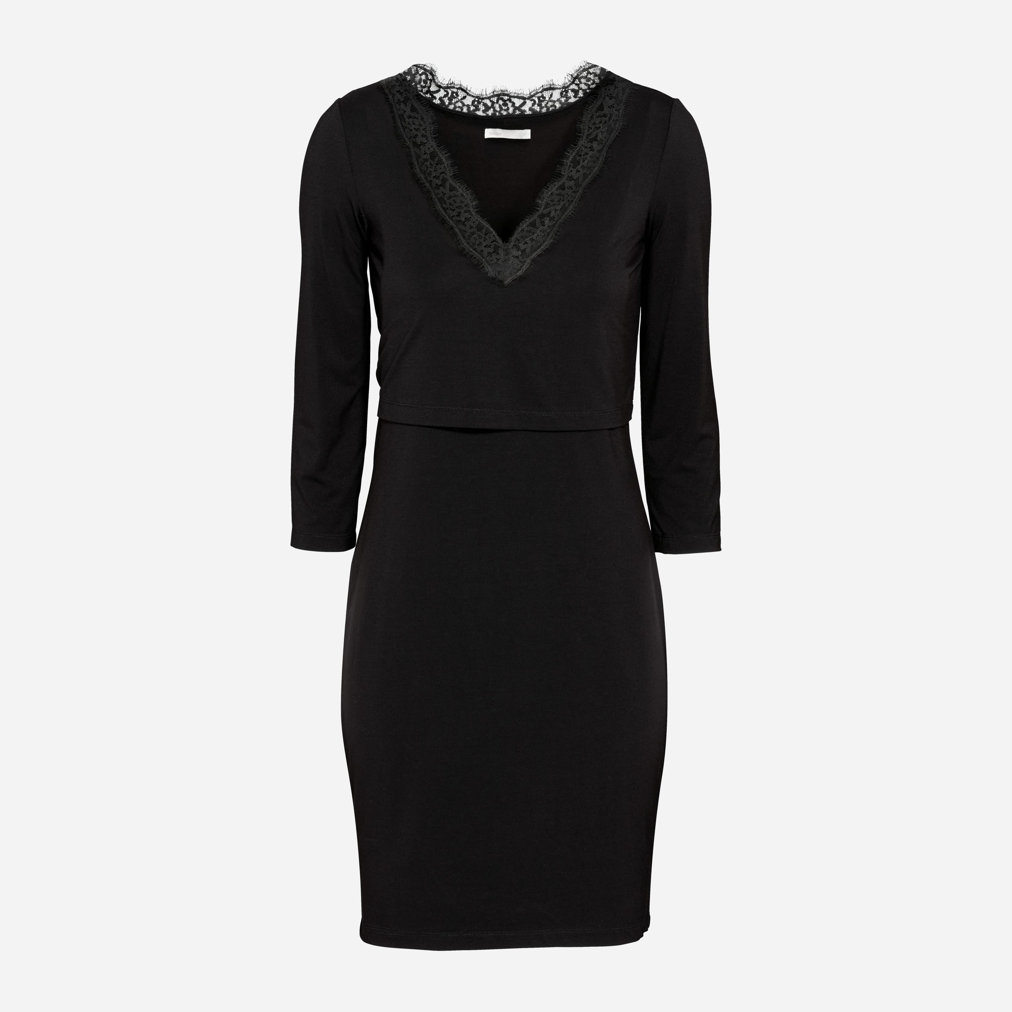 

Платье для кормящих мам H&M XAZ127389SYQZ XL Черное