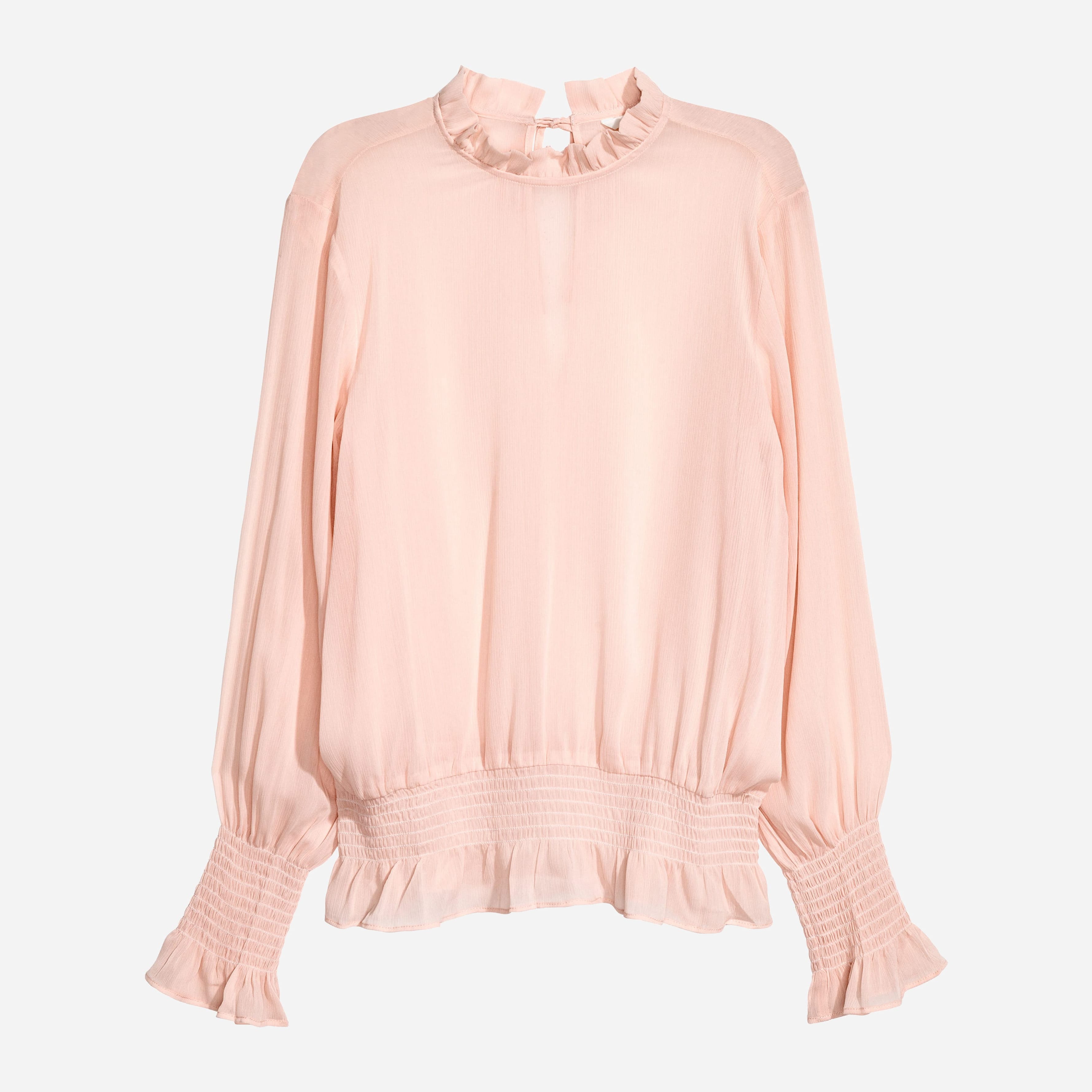 

Блузка H&M XAZ090458DWTB  Бледно-розовая, Блузка H&M XAZ090458DWTB 40 Бледно-розовая