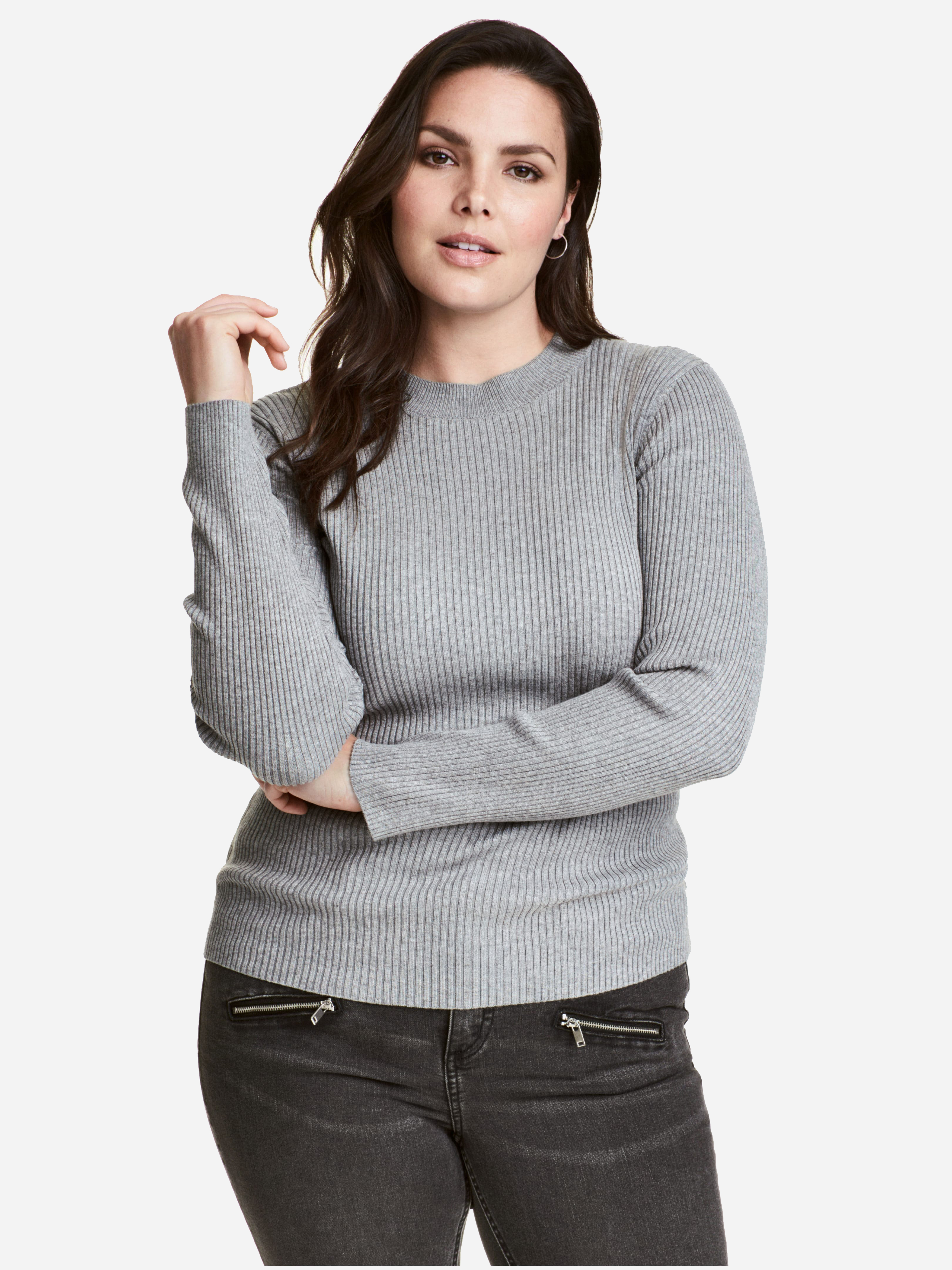 

Джемпер H&M XAZ096739YGPO  Серый, Джемпер H&M XAZ096739YGPO 2XL Серый