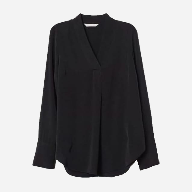 

Блузка H&M XAZ140226YYQD  Черная, Блузка H&M XAZ140226YYQD 46 Черная