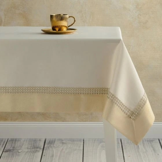 

Скатерть на стол Home&You Khol2 150x220 см Золото