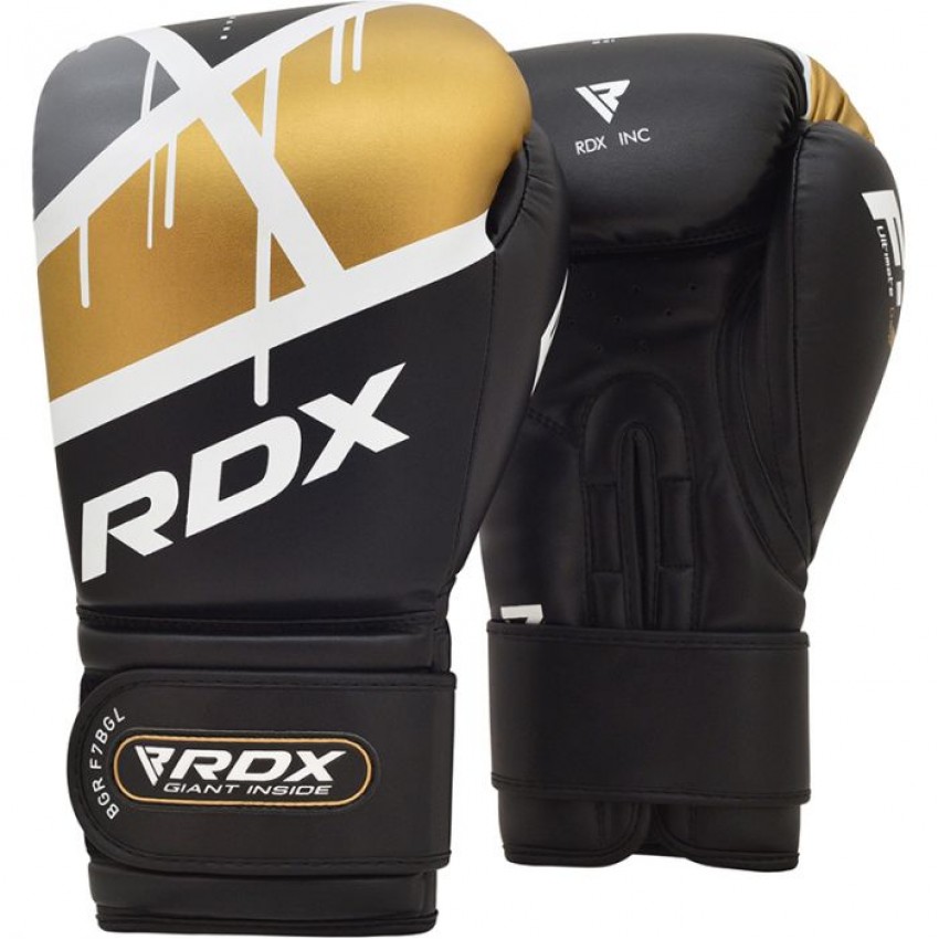 

Боксерские перчатки RDX Rex Leather Black 8 ун.