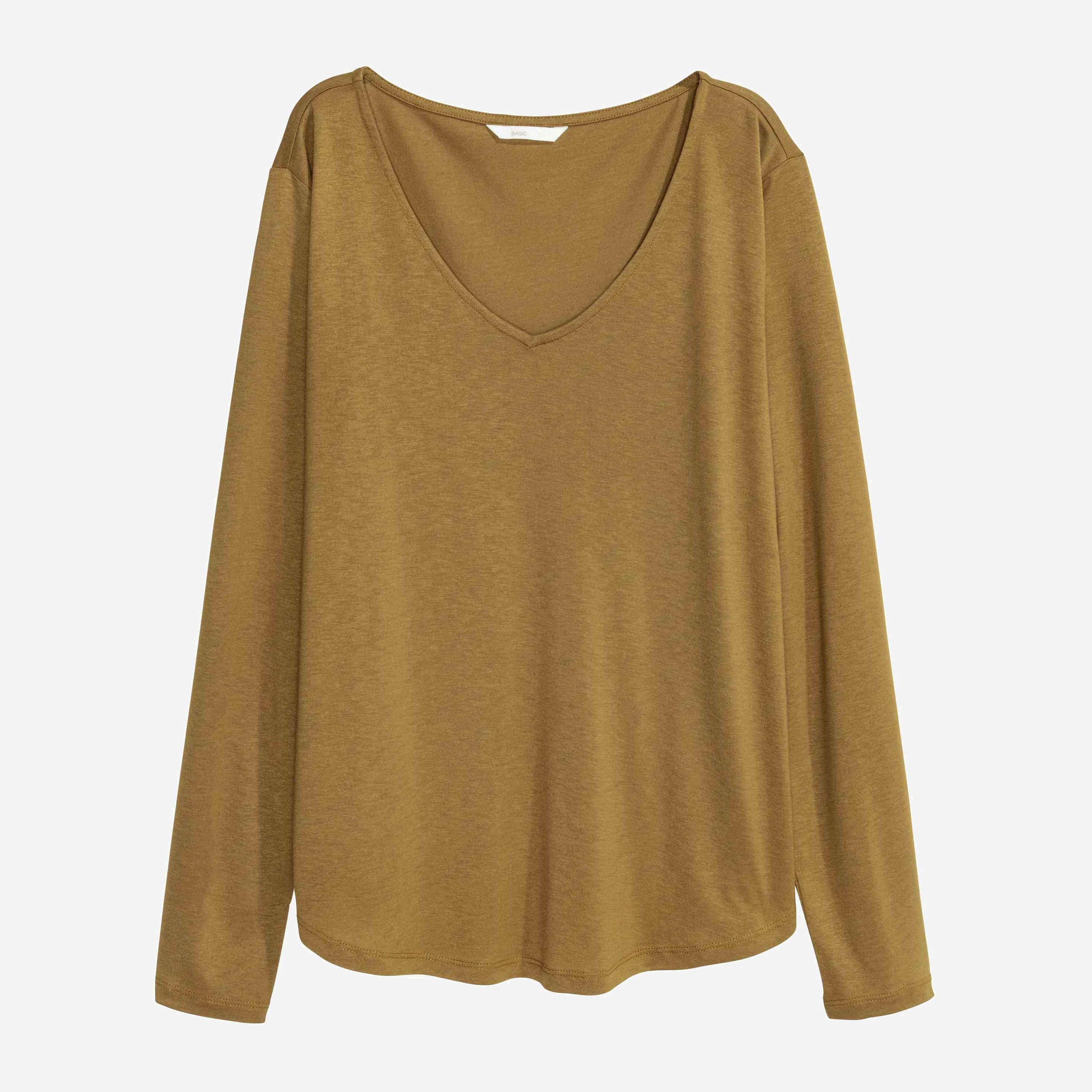 

Лонгслив H&M XAZ155824IASK  Оливковый, Лонгслив H&M XAZ155824IASK S Оливковый