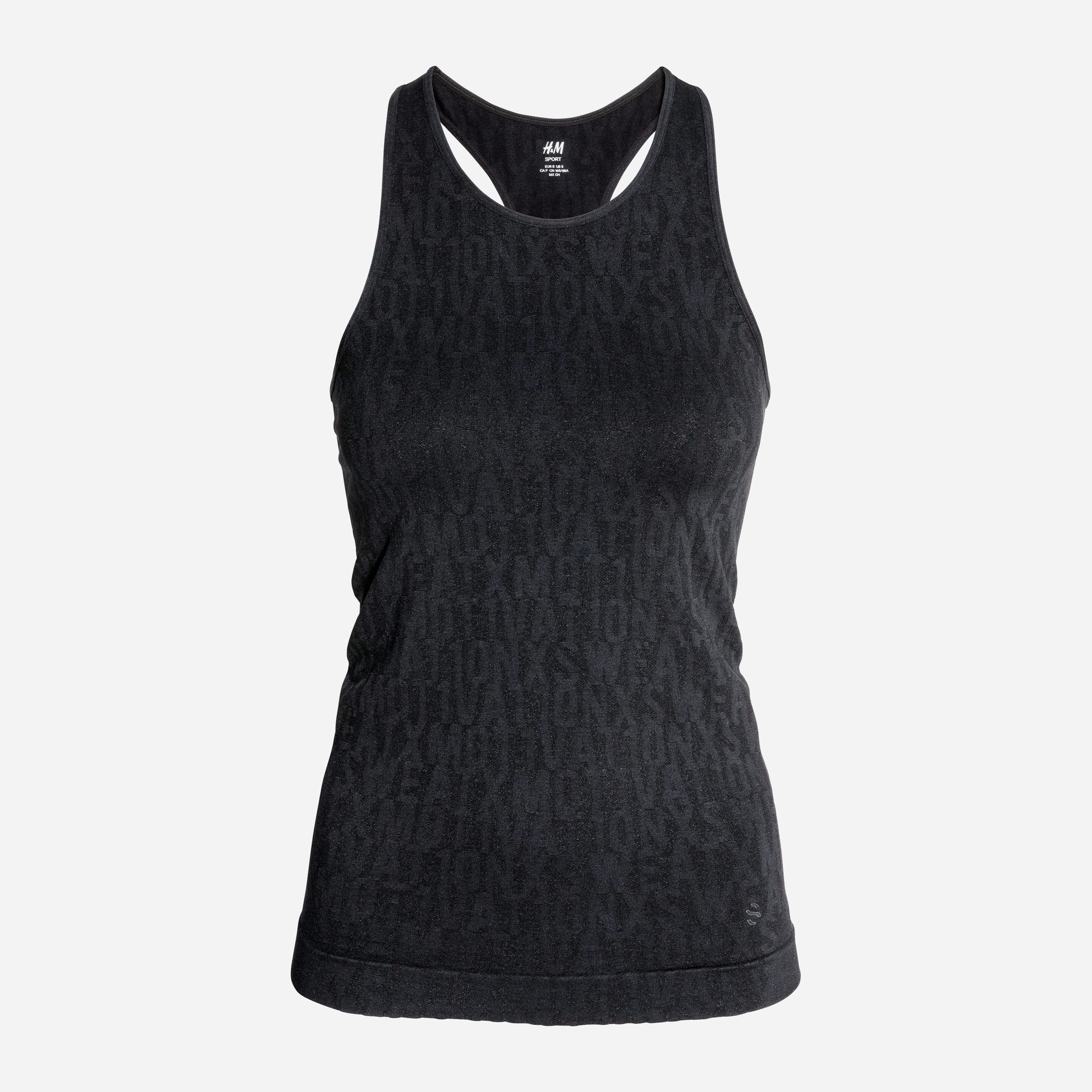 

Спортивная майка H&M XAZ058080HDOA S Черная