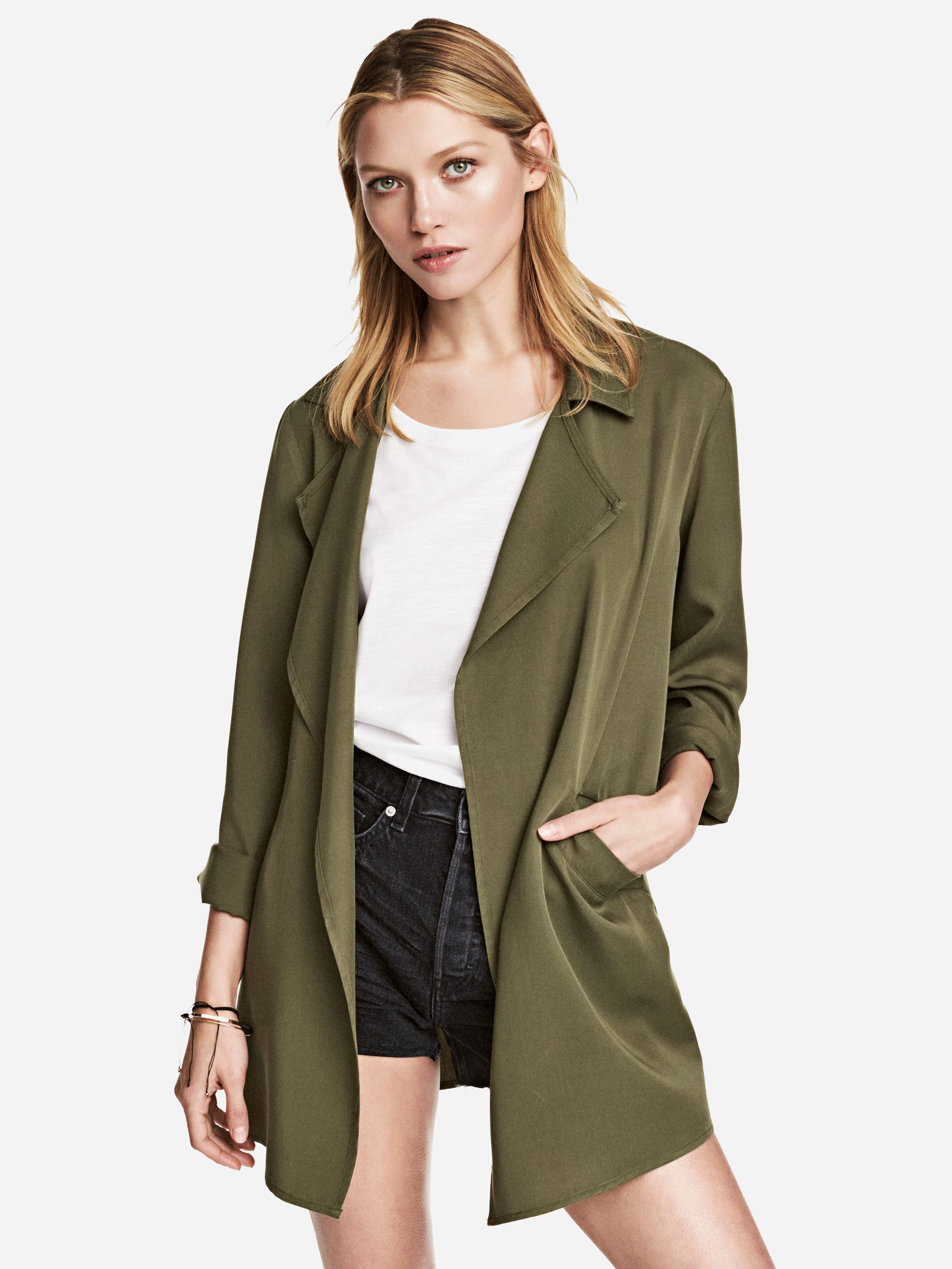 

Плащ H&M XAZ075035KQYE  Хаки, Плащ H&M XAZ075035KQYE 44 Хаки
