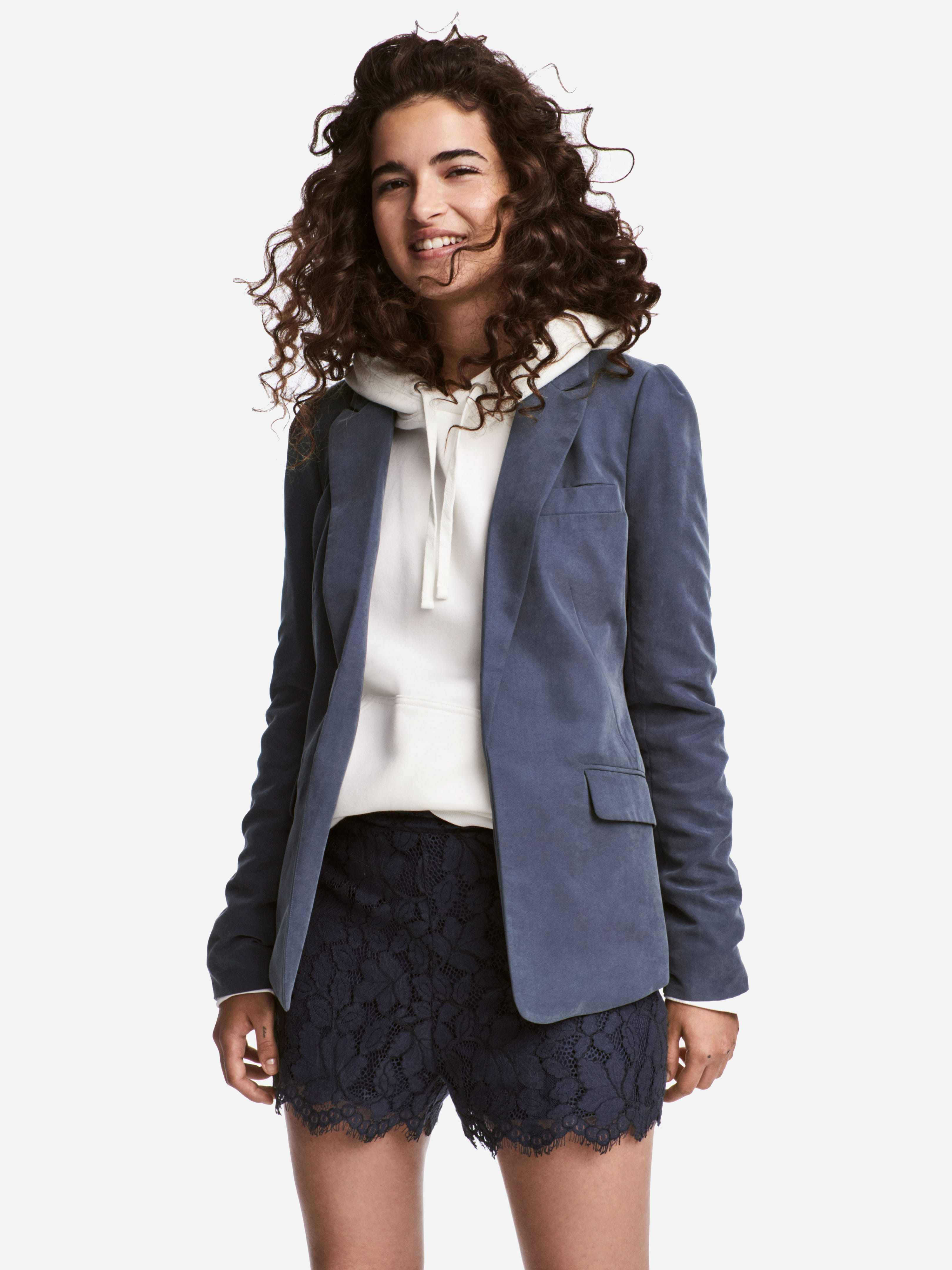 

Пиджак H&M XAZ181079VRRA  Синий, Пиджак H&M XAZ181079VRRA 46 Синий