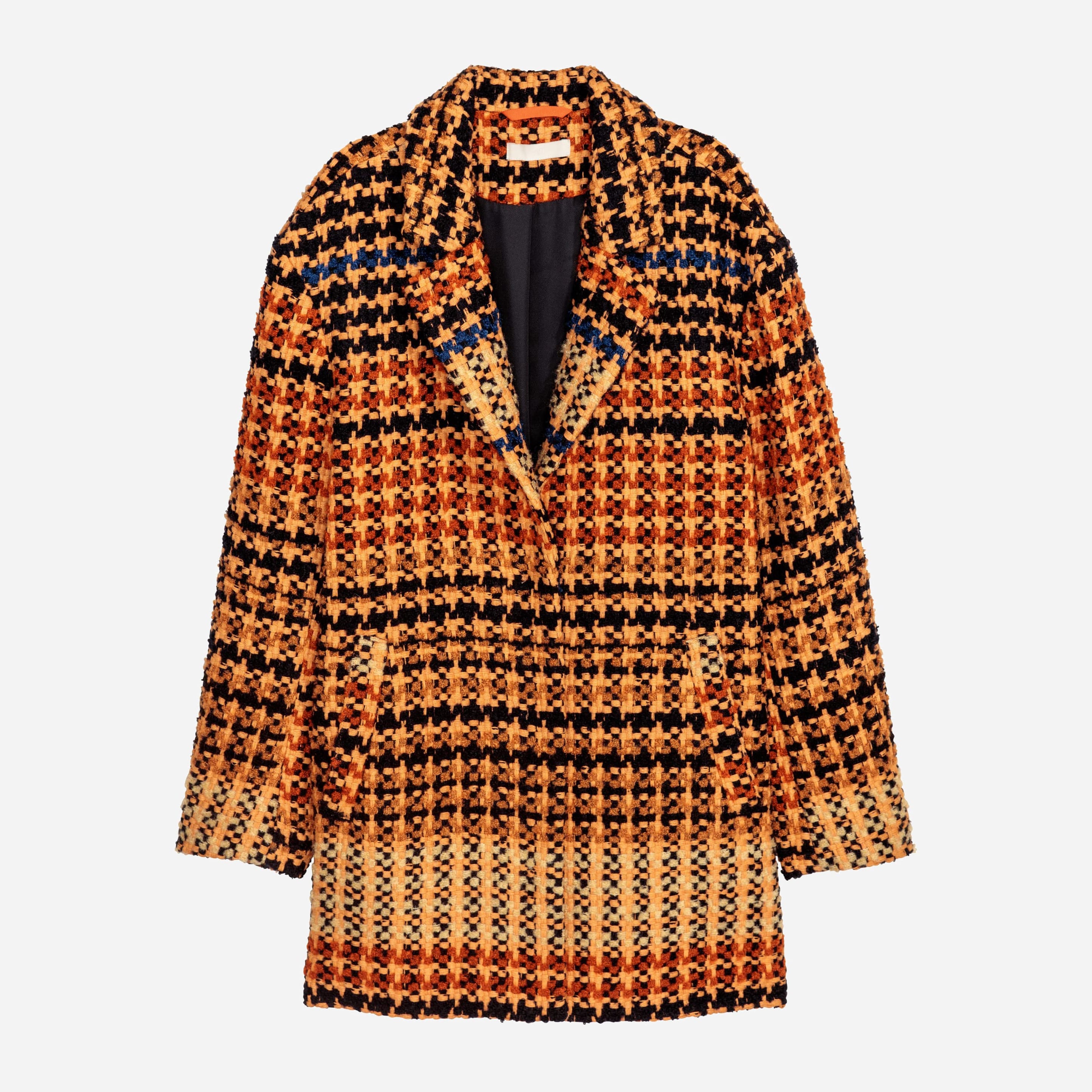 

Пальто H&M XAZ099404QYPO  Оранжевое с темно-синим, Пальто H&M XAZ099404QYPO 46 Оранжевое с темно-синим