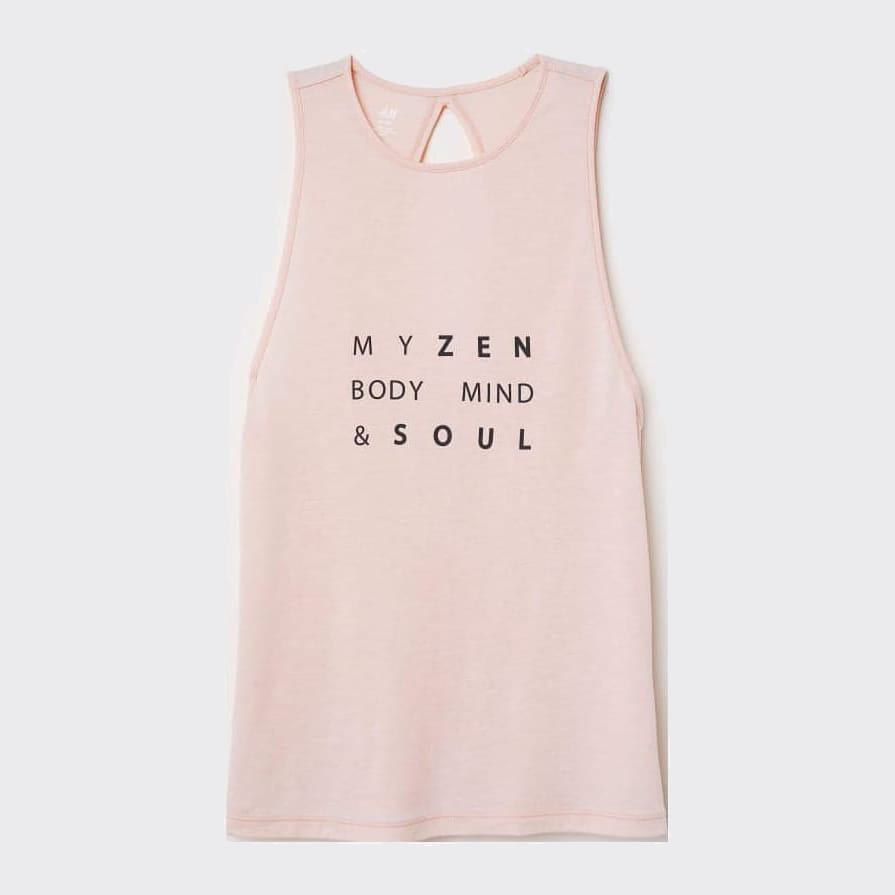 

Спортивная майка H&M XAZ135590WZRR L Розовая