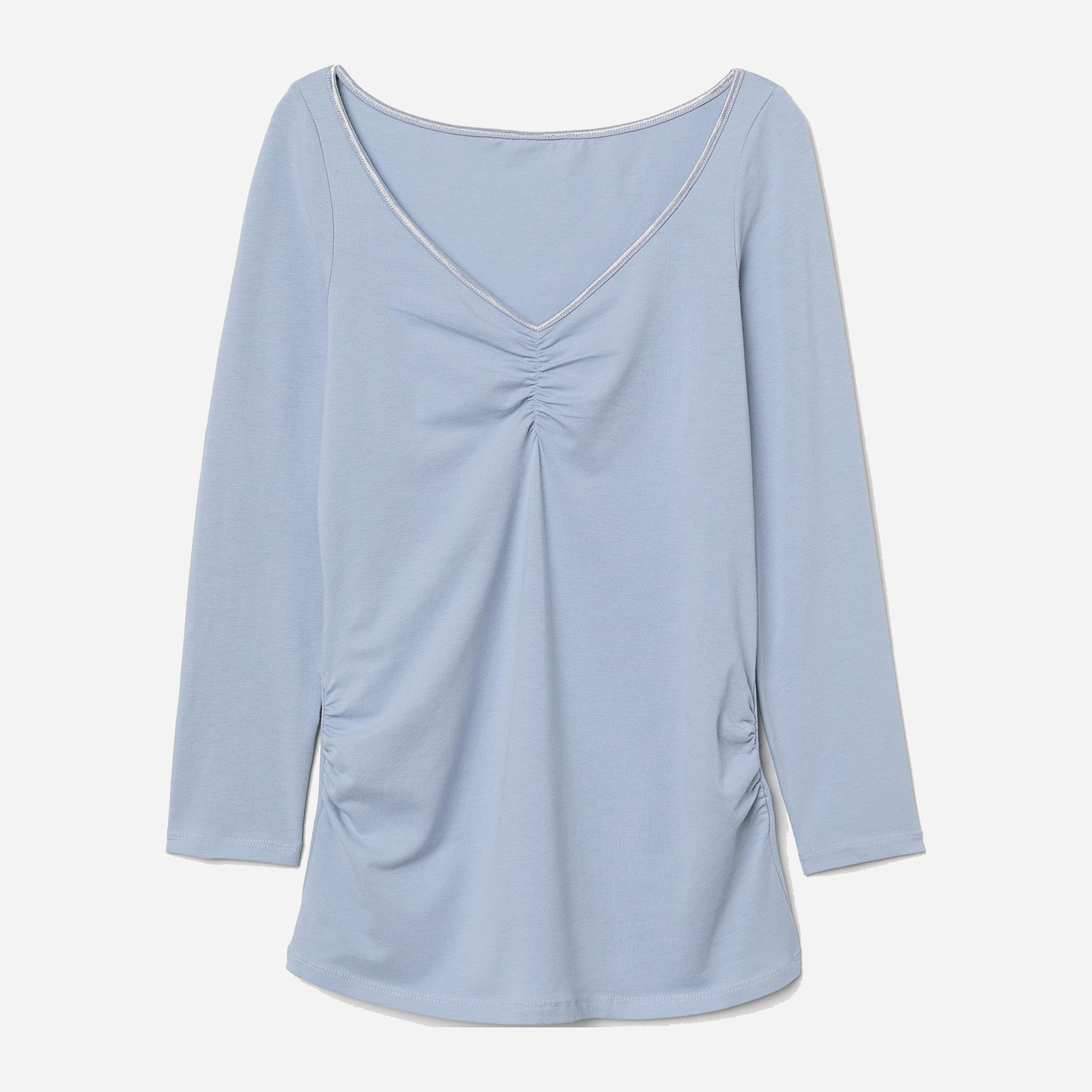 

Лонгслив H&M XAZ155824KNJA  Светло-синий, Лонгслив H&M XAZ155824KNJA S Светло-синий