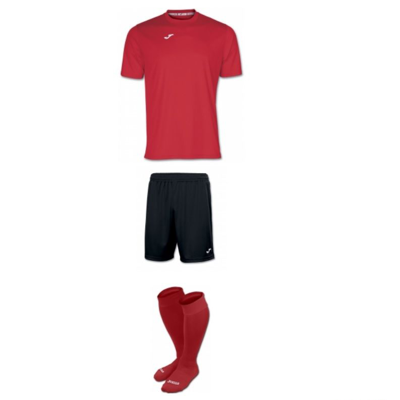 

Комплект футбольной формы красный Joma COMBI №2 L