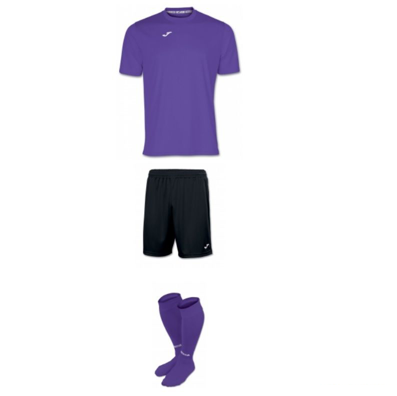 

Комплект футбольной формы фиолетовый Joma COMBI №20 S