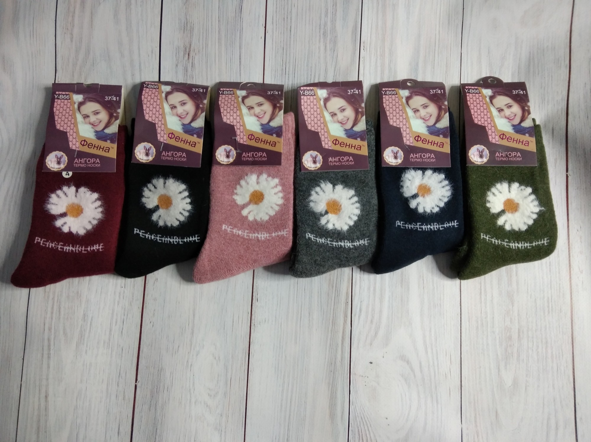 

Носки Фенна из ангоры  (Y-B66) | 6 пар, Носки Фенна из ангоры 37-41 (Y-B66) | 6 пар