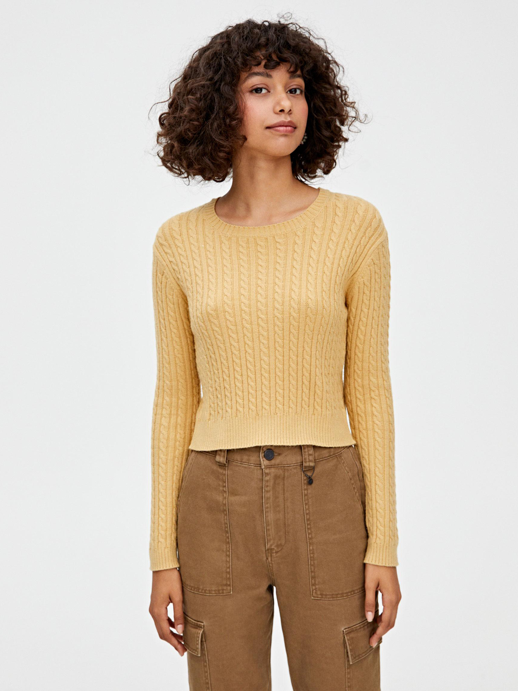 

Джемпер Pull & Bear XAZ295058RTQG  Бежевый, Джемпер Pull & Bear XAZ295058RTQG M Бежевый