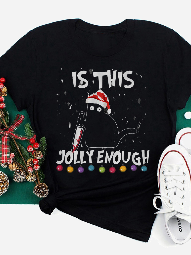 

Футболка Love&Live Is this jolly enough LLP01270 XXL Черная