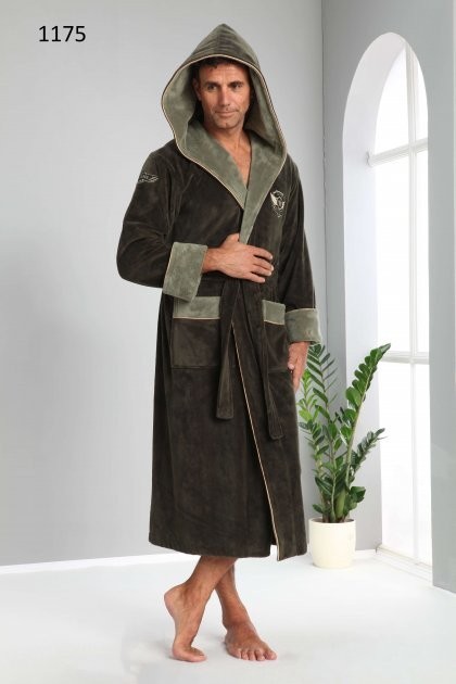

Мужской махровый халат Nusa 1175, Мужской махровый халат Nusa 1175 L/XL