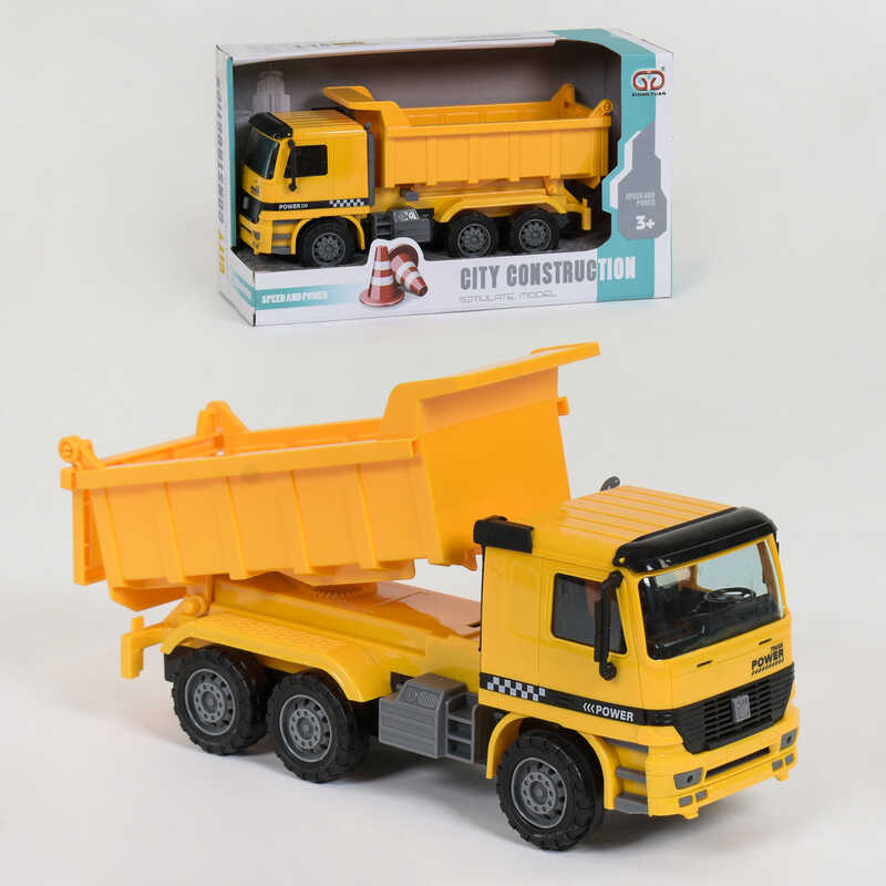 

Самосвал Truck инерционный свет звук жёлтый (9998-43 B)