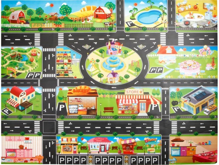 

Игровой коврик трек для машинок WJ20190905006Z JOKEJOLLY