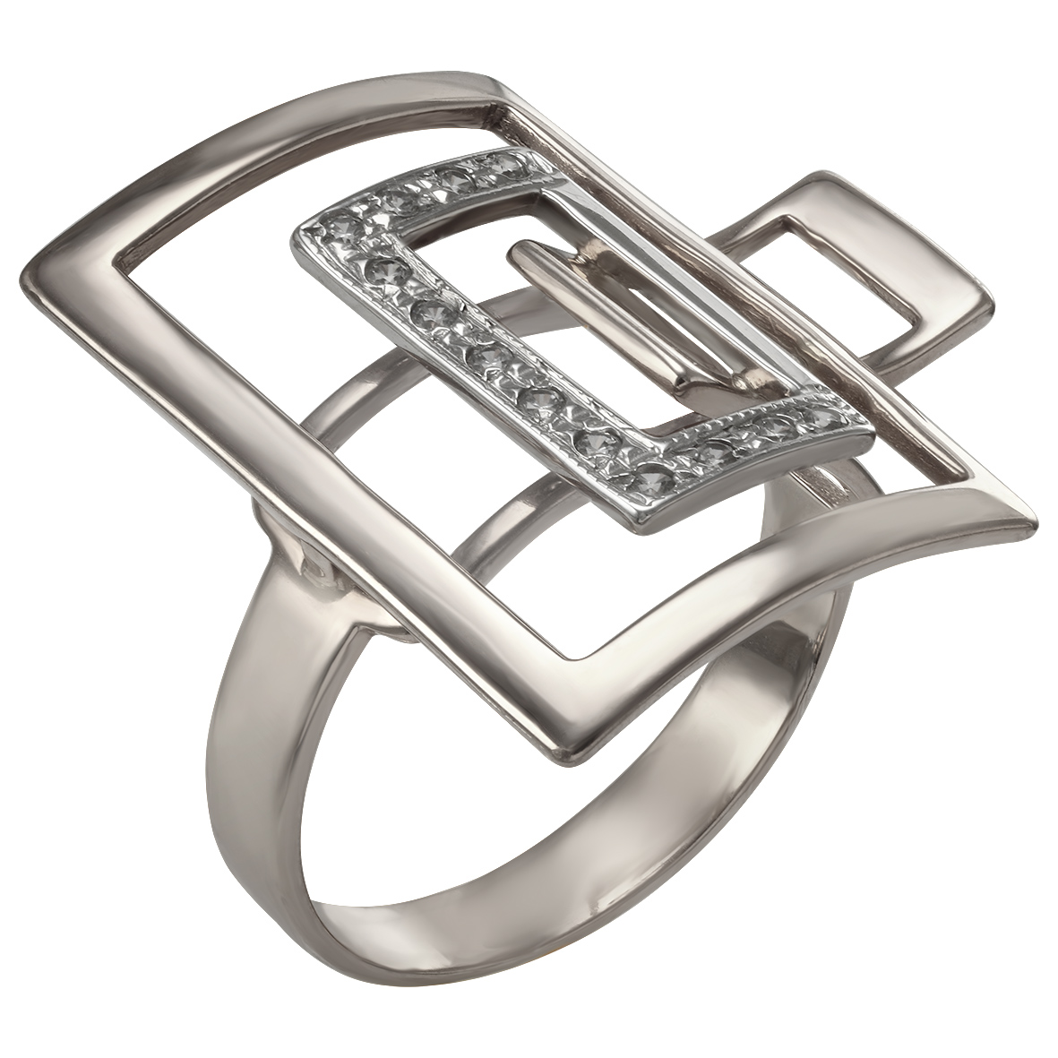 

Серебряное кольцо с фианитами Tango Jewellery Company 330382С размер 18