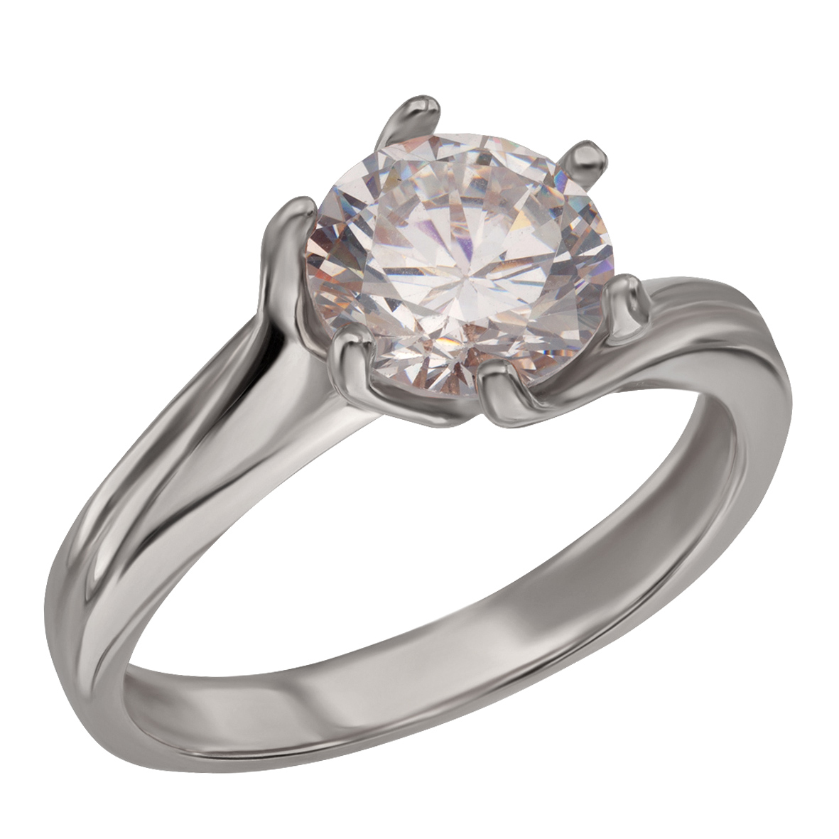

Серебряное кольцо с фианитом Tango Jewellery Company 320895С размер 16