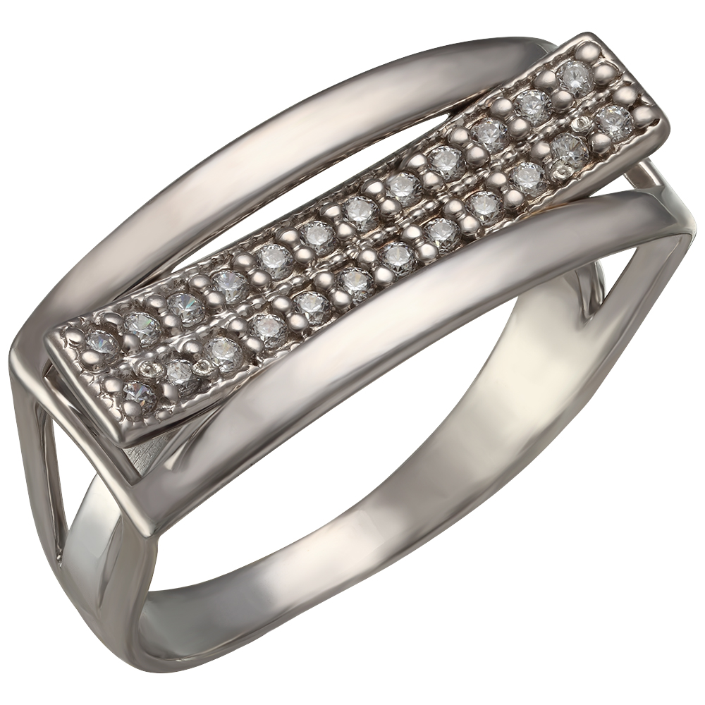 

Серебряное кольцо с фианитами Tango Jewellery Company 330643С размер 18.5