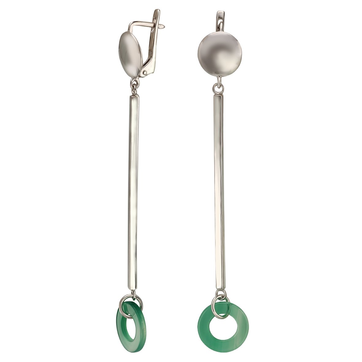 

Серебряные серьги с агатом Tango Jewellery Company 4720589С