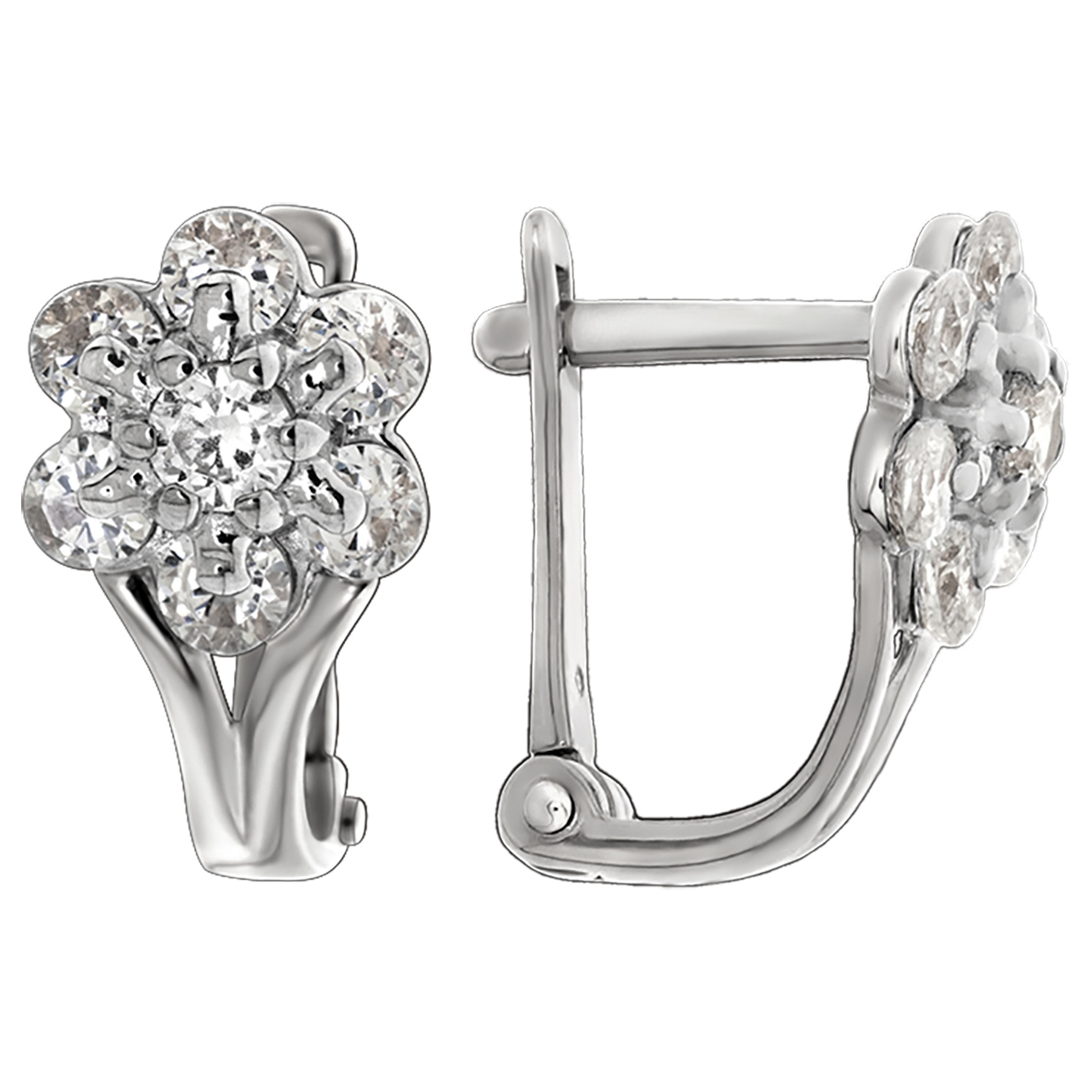 

Серебряные серьги с фианитами Tango Jewellery Company 420826С