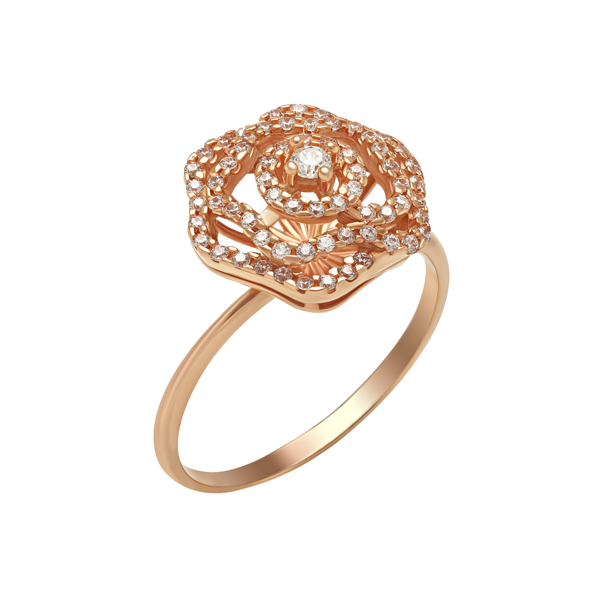 

Золотое кольцо с фианитами Tango Jewellery Company 330963 размер 16.5