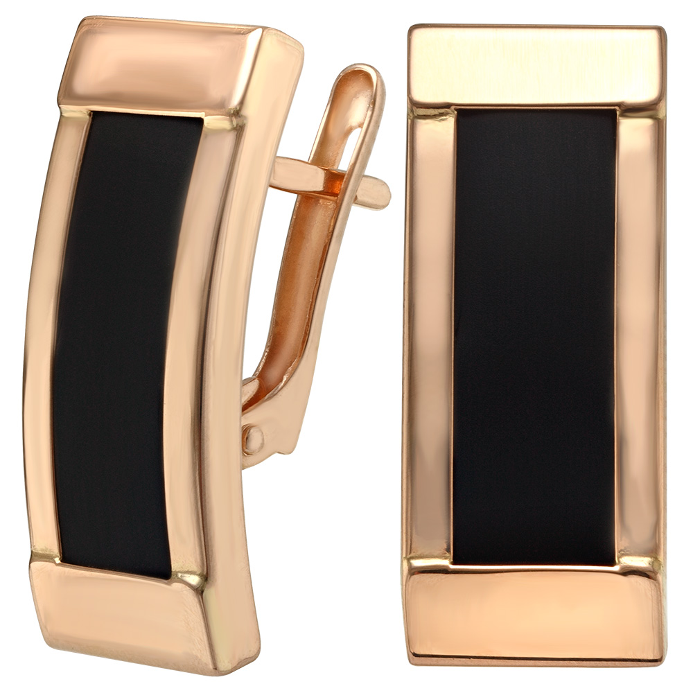 

Золотые серьги с каучуком Tango Jewellery Company 930016